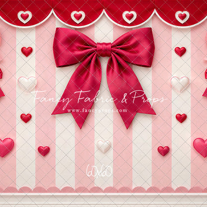 Bow Tied Valentine Wall - With Sweep Option