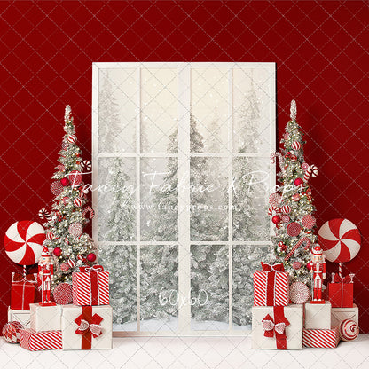 Candy Cane Window