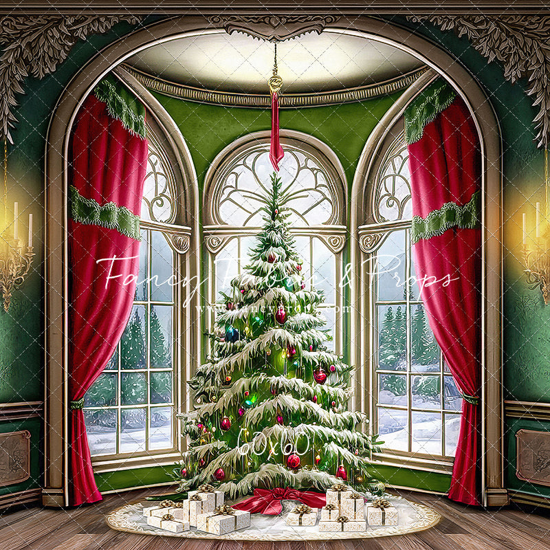 Cathedral Christmas - Wood Floor Option - with Sweep Option