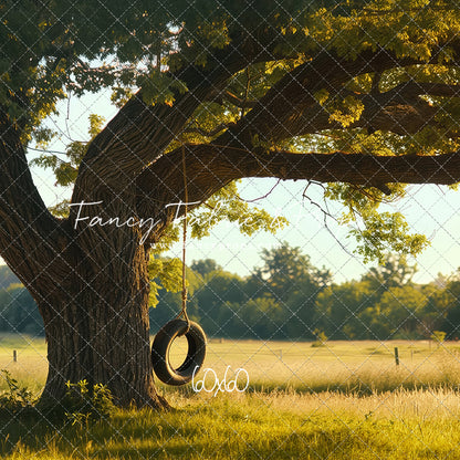 Childhood Tire Swing - with Sweep Option