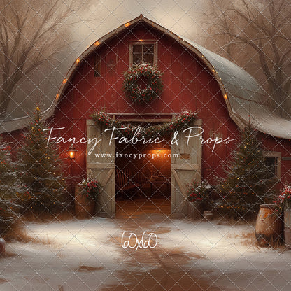 Christmas Barn Glow - with Sweep Option
