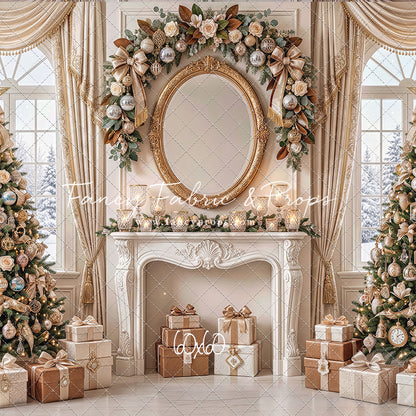Christmas Beige Beauty - with Sweep Option