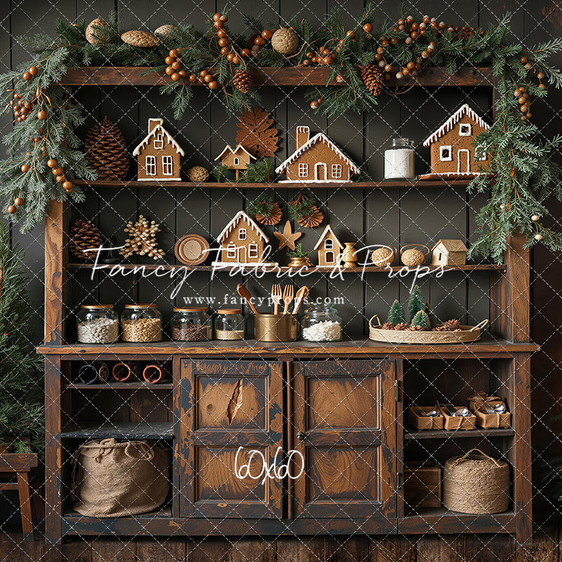 Christmas Kitchen Charm - With Sweep Option
