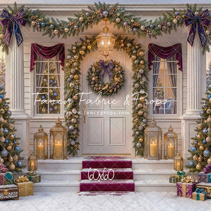 Christmas Plum Home - With Sweep Option