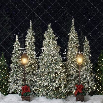 Christmas Cottage Trees