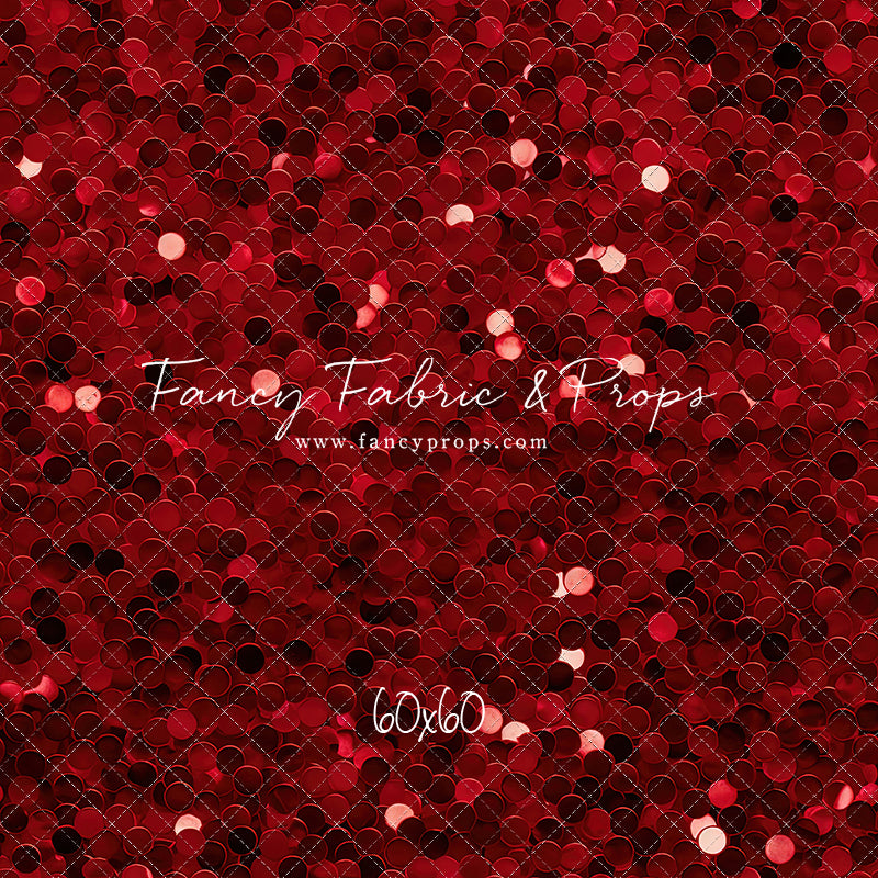 Chunky Red Sequins