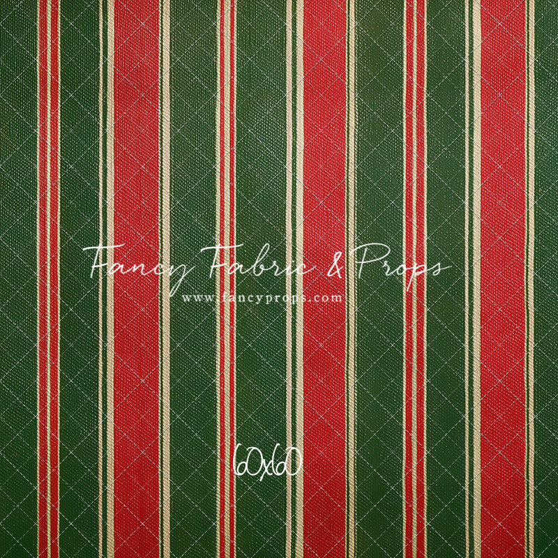 Classic Christmas Stripe - With Sweep Option