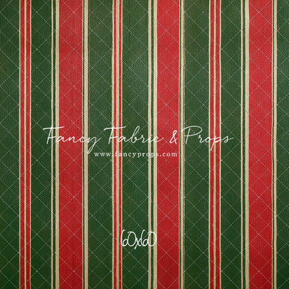 Classic Christmas Stripe - With Sweep Option