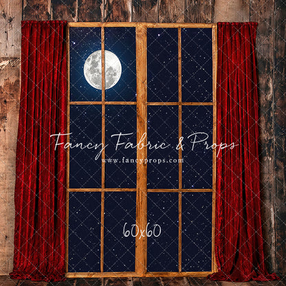 Classic Window With Drapes