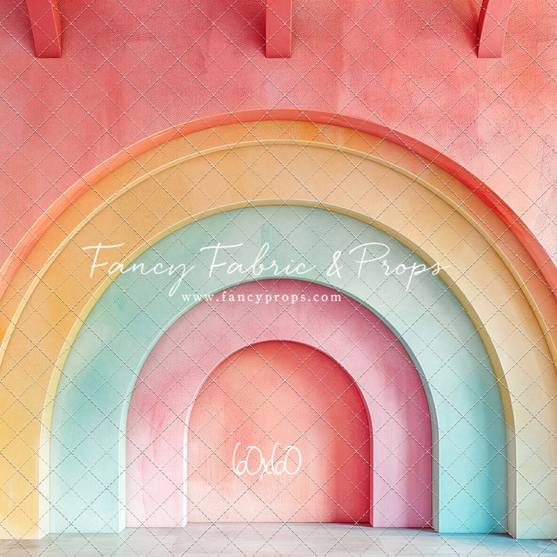 Coral Rainbow Room - With Sweep Option