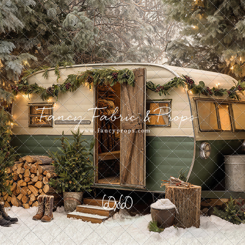 Cozy Camper Christmas - with Sweep Option