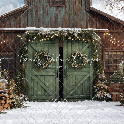Cozy Christmas Barn - with Sweep Option