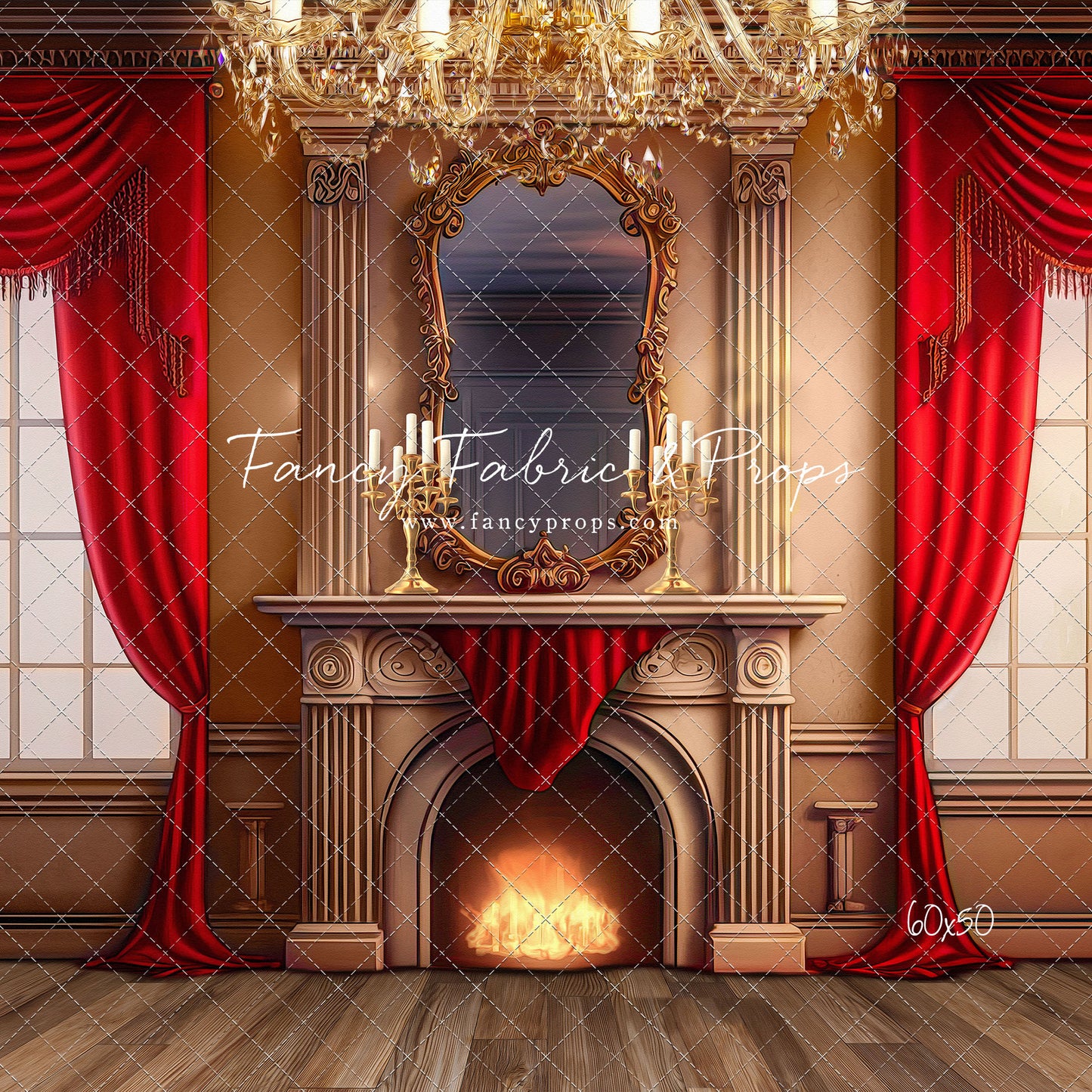 Cozy Up By The Fire - Wood Floor Option - with Sweep Option