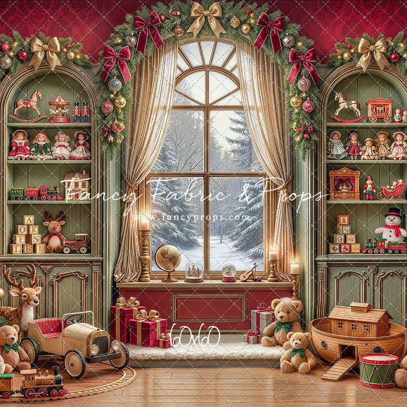Darling Damask Christmas - with Sweep Option