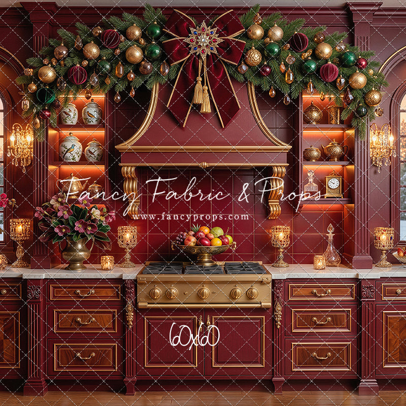 Elegant Scarlet Kitchen - With Sweep Option
