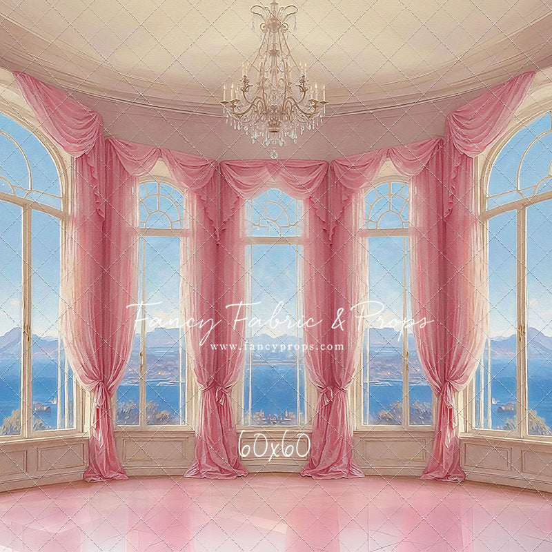 Elegant Summertime Mountain View - Marble Floor - With Sweep Option