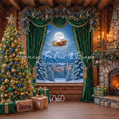 Emerald Mountain Sleigh View - with Sweep Option