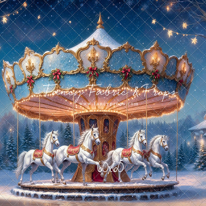 Enchanted Holiday Carousel - With Sweep Option