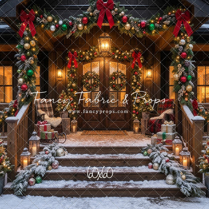 Festive Front Porch - With Sweep Option