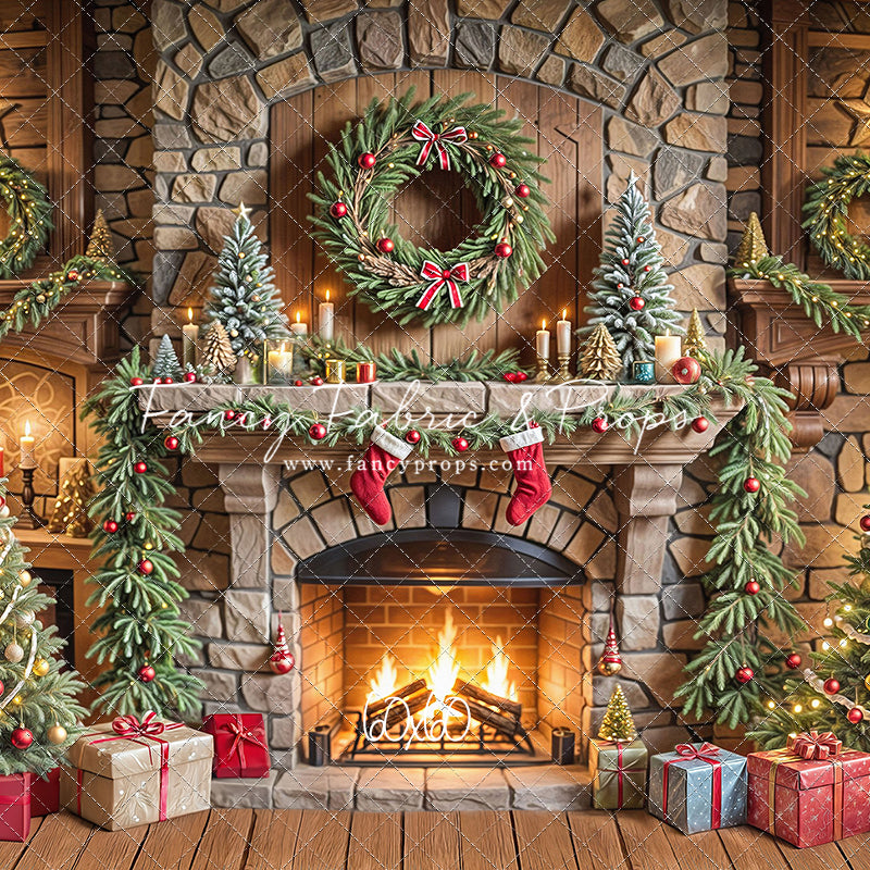 Fireside Christmas Magic - with Sweep Option