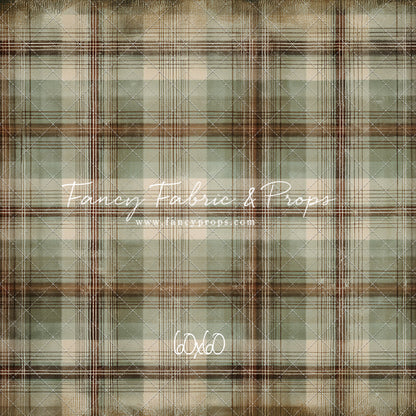 Frosted Plaid Spruce - With Sweep Option