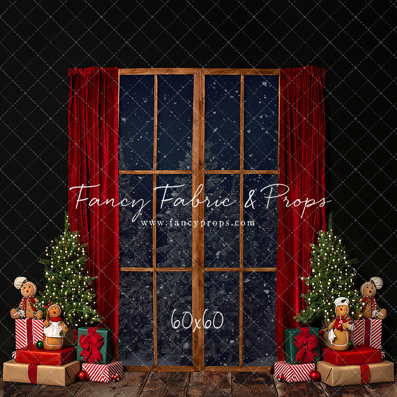 Gingerbread Mantle Window