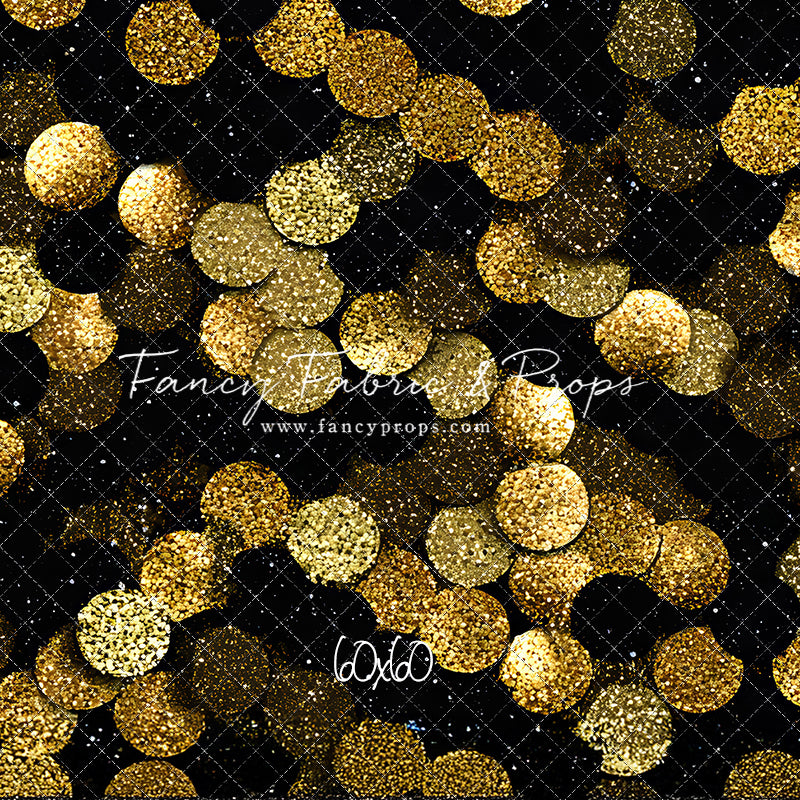 Golden Glam Confetti - With Sweep Option