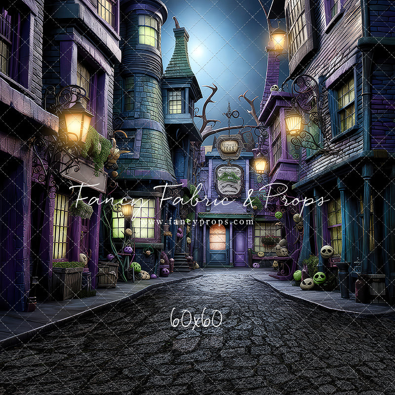 Halloween Town Street - Side Wall