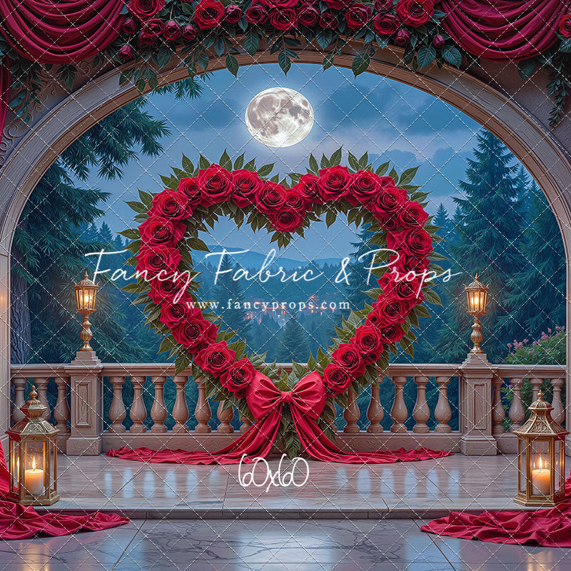 Heart of Roses - With Sweep Option