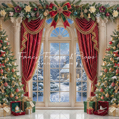 Holiday Window Elegance - with Sweep Option