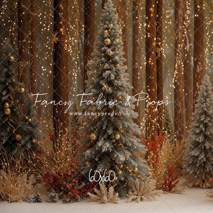 Holly & Pine Forest - With Sweep Option