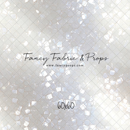 Iridescent White Sparkle