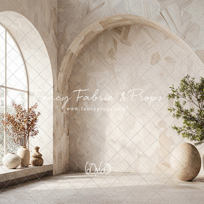 Ivory Vista Arch - With Sweep Option