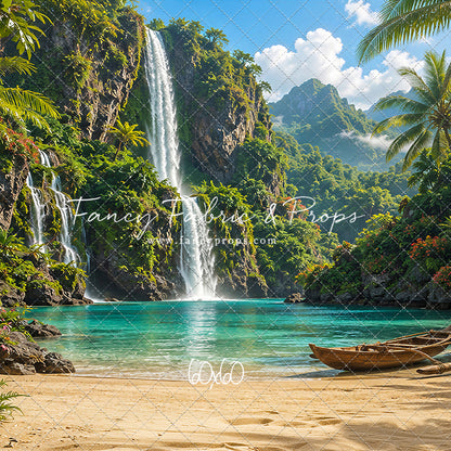 Moana's Waterfall - With Sweep Option