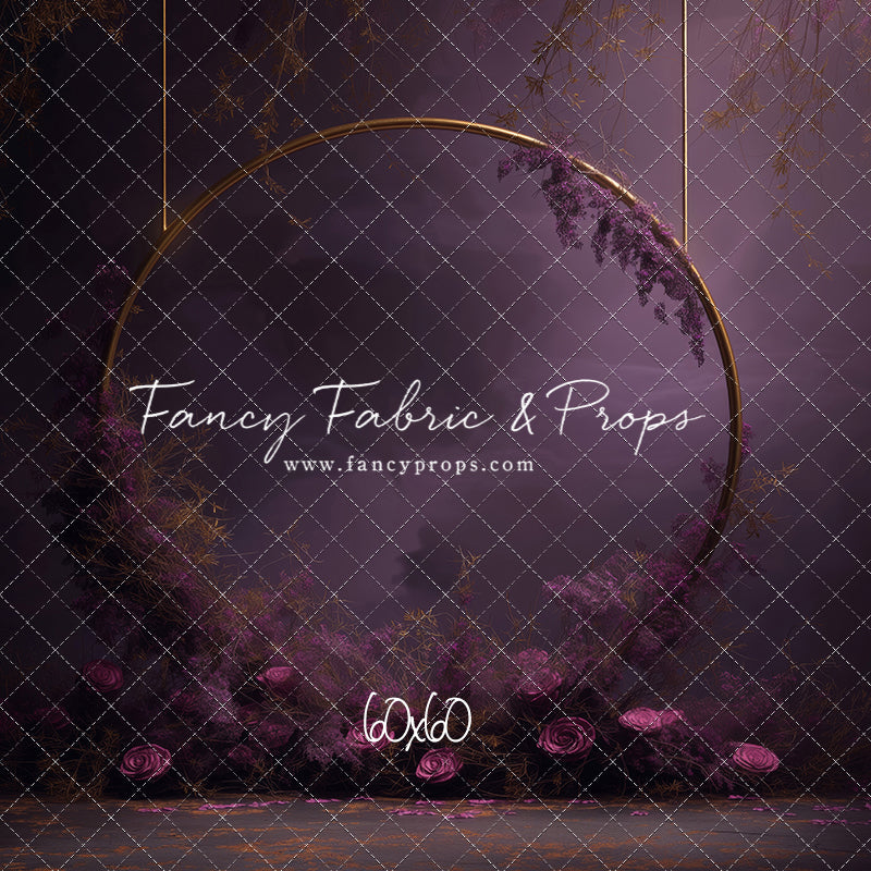 Moonlit Plum Petals - With Sweep Option