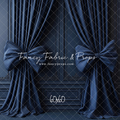 Navy Luxe Bows - With Sweep Option