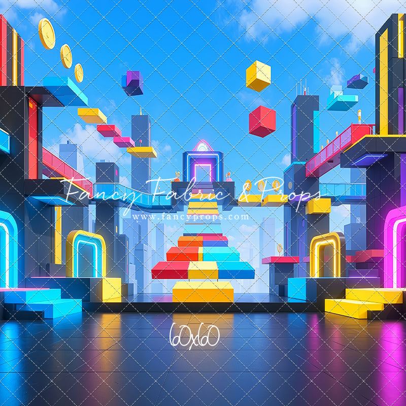 Neon Obby City - With Sweep Option