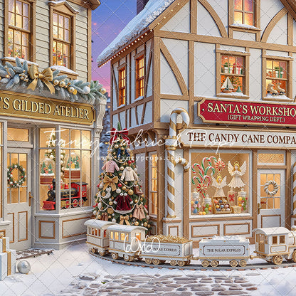 North Pole Village  - with Sweep Option