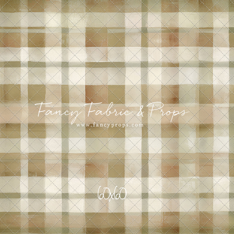 Oatmilk Plaid - With Sweep Option