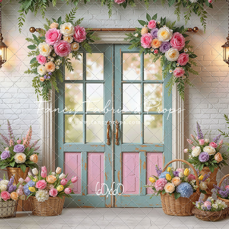Pastel Garden Doors - With Sweep Option