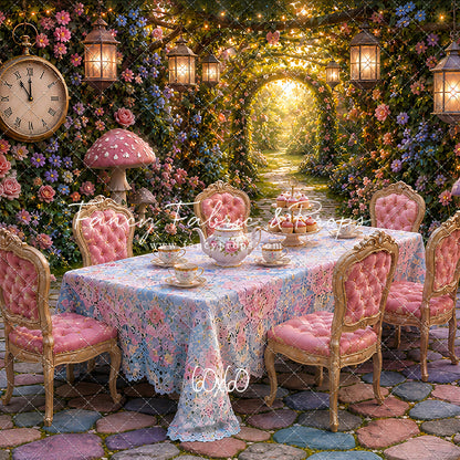 Pastel Tea Party - With Sweep Option
