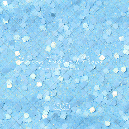 Power Blue Confetti
