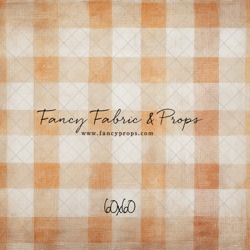 Pumpkin Patch Plaid - With Sweep Option