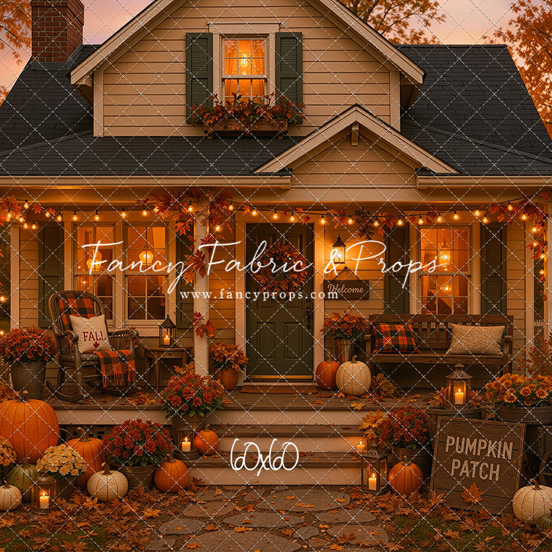 Pumpkin Patch Welcome - With Sweep Option