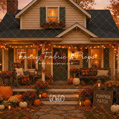 Pumpkin Patch Welcome - With Sweep Option