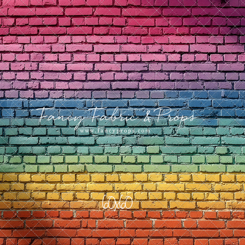 Rainbow Riot Brick - With Sweep Option