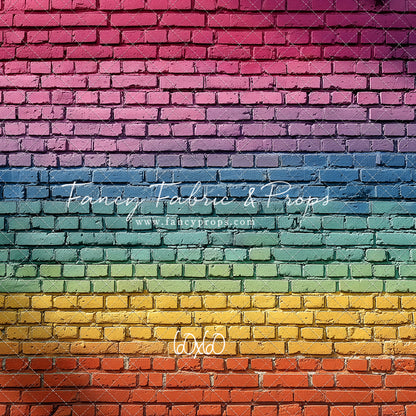Rainbow Riot Brick - With Sweep Option