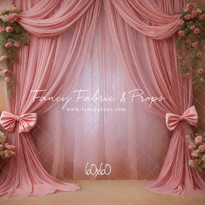 Rose Drapes - With Sweep Option