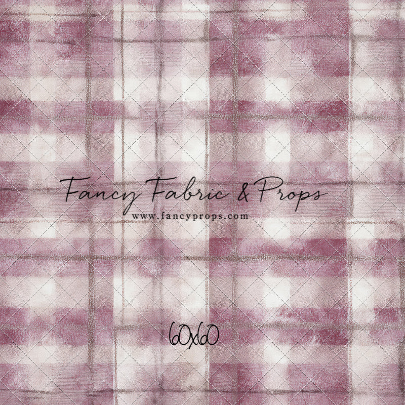 Rose Mist Plaid - With Sweep Option