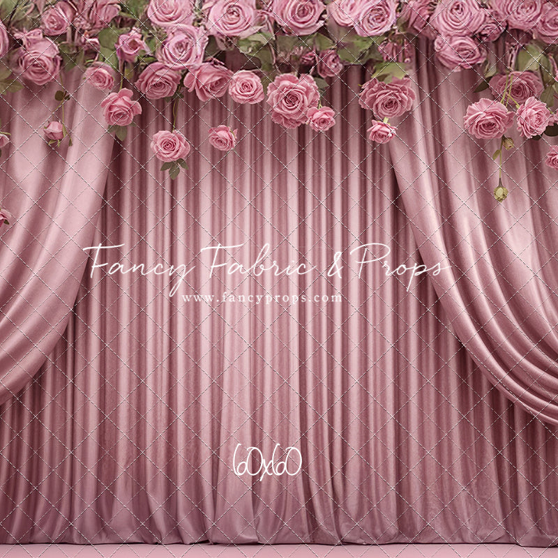 Rose Petal Curtain - With Sweep Option